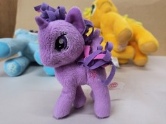 My Little Pony Plush Lot Of 5 Hasbro 12″ 6″ Rainbow Dash Applejack Shining Armor