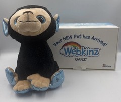 Webkinz Next by Ganz (1st Edition) – Chimpanzee WK00009 NIB (No Code) Mint Con