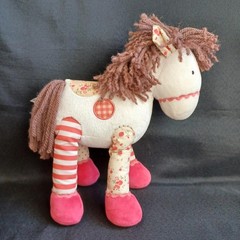 Marks and Spencer Horse Pony Stuffed Plush 10″ Tall 8.5″ Long M&S Retired HTF