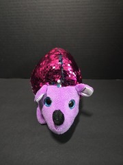 Adventure Planet Sequinimals Plush Stuffed Animal Hedgehog Flip Sequin Pink Blue