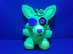 Funko FNaF Five Nights at Freddy’s Neon Green Foxy Plush 2017 Blacklight Wave 1