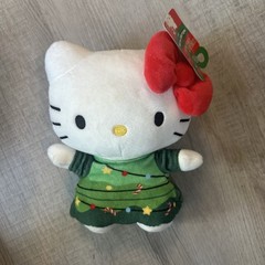 Sanrio HELLO KITTY HOLIDAY CHRISTMAS TREE OUTFIT 8” Soft Plush Stuffed Toy – NWT