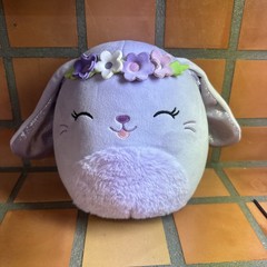 Squishmallows Lavender Flower Crown Bunny Plush Collectible Soft Whimsical Cute