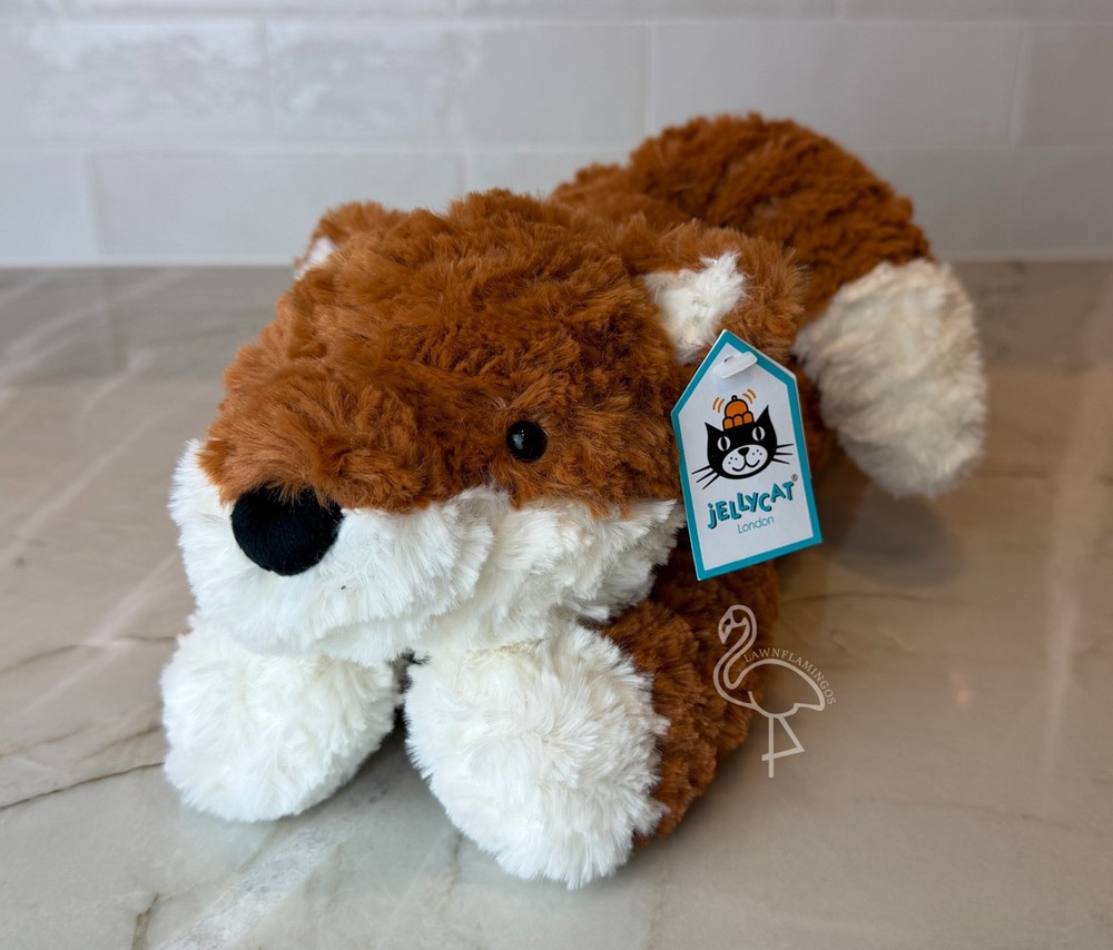 Jellycat Tumblie Fox – NWT New w Tags – Woodland Cute RETIRED – Authentic