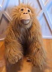 ORANGUTAN Large Plush Stuffed Animal (Wired Bendable Arms) 18″H X 16″D X 10″W