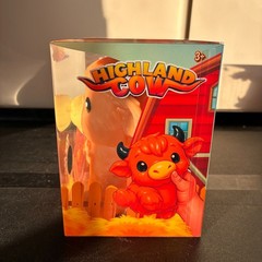 PPNC Five Below Highland Cow Jumbo Squishy Toy Orange Stretch Squeeze Toy