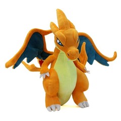 MEGA CHARIZARD Y Pkm 14 in. Plush (Lizardon Gen 6 X Y Fire Type Anime Soft Doll)