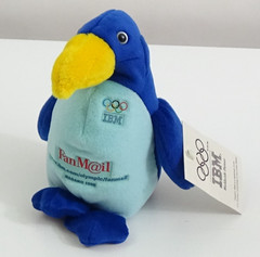 Vintage 1998 IBM Olympic Fanmail Magano Nagano Beanie Plush #739