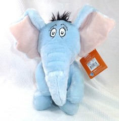 Horton Hears A Who Plush Toy 12″ Kohls Cares Dr. Seuss Elephant Blue Soft Stuffe
