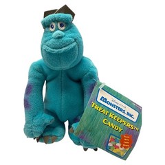 2001 Disney Pixar Monsters, Inc. 6″ Sully Treat Keepers Candy Plush NWT