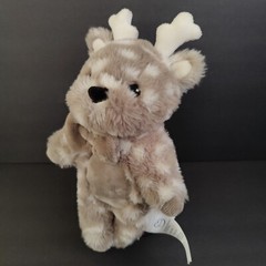 Costco Little Miracles Reindeer Plush Stuffed Toy Deer Tan White Animal Hugs 12″