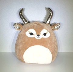 Squishmallows Antelope Deer Gold Horn Antler Plush Stuffed Animal Toy 16″ EUC