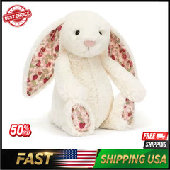 Authentic Medium Blossom Blush Bunny Cherry Plush Toy Soft Stuffed Animal NWT