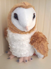 Barn Owl 12″ Wild Republic Plush Stuffed Animal Bird Soulful Eyes Fuzzy Feathers