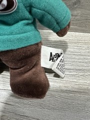 A&W Root Beer Bear Plush Alpha Kids Green Sweater Small Mascot Fast Food Toy