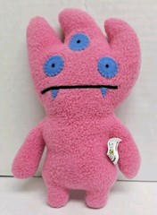 2003 Ugly Doll Tray Pink Blue Eyes 8″ Plush Little Uglys Pretty Ugly
