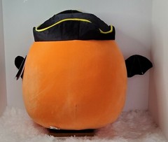 Paxton Pirate Pumpkin Bat Wings Orange Halloween Squishmallow Plush NWT RARE