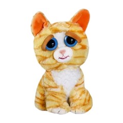 Feisty Pets PRINCESS POTTYMOUTH Orange TABBY CAT Plush 8″ Toy Striped Kitty