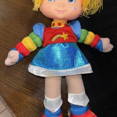 40 Years of Rainbow Brite Rag Doll 12″ Plush TLS Toy Blond Hair