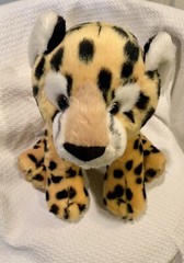 Destination Nation Leopard Cub Plush Stuffed Animal Toy 12”