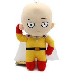 Official SAITAMA S2 One Punch Man 8 in. Plush Great Eastern (Caped Baldy S2)