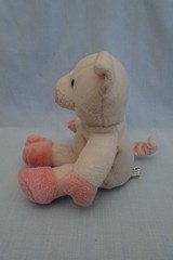 Vintage 1996 The Original Pocket Beanpals KellyToy Spam Pink Pig