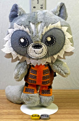 Marvel Guardians of the Galaxy Rocket Raccoon Plush with Sound 8-Inch -GDJ-P-953