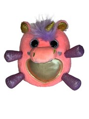 Rainbocorns Talking Jelly Shake Pink Gold Heart Hippo Unicorn Plush with Wings