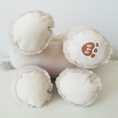 Bulid A Bear Promise Pets Rescue Pup White Brown Dog Puppy Green Blue Eyes Plush