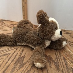 mary meyer plush Dog White And Brown Floppy Lovey Snuggle