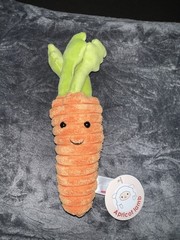 Apricot Lamb Plush Toy “Delicious Carrot” Stuffed Animal