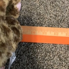 Cabbage Patch Kids Leopard Kitten Cat Plush Heart Collar Meows 9” Adoptimals