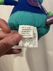 SOUNDS WORKS! Crash the Y2K Bug Plush Stuffed Animal W/ TAGS Hallmark 1999/2000