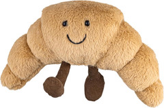 Cute 14″ Croissant Plush Toy – Soft Smiling Bread Pillow for Kids & Adults