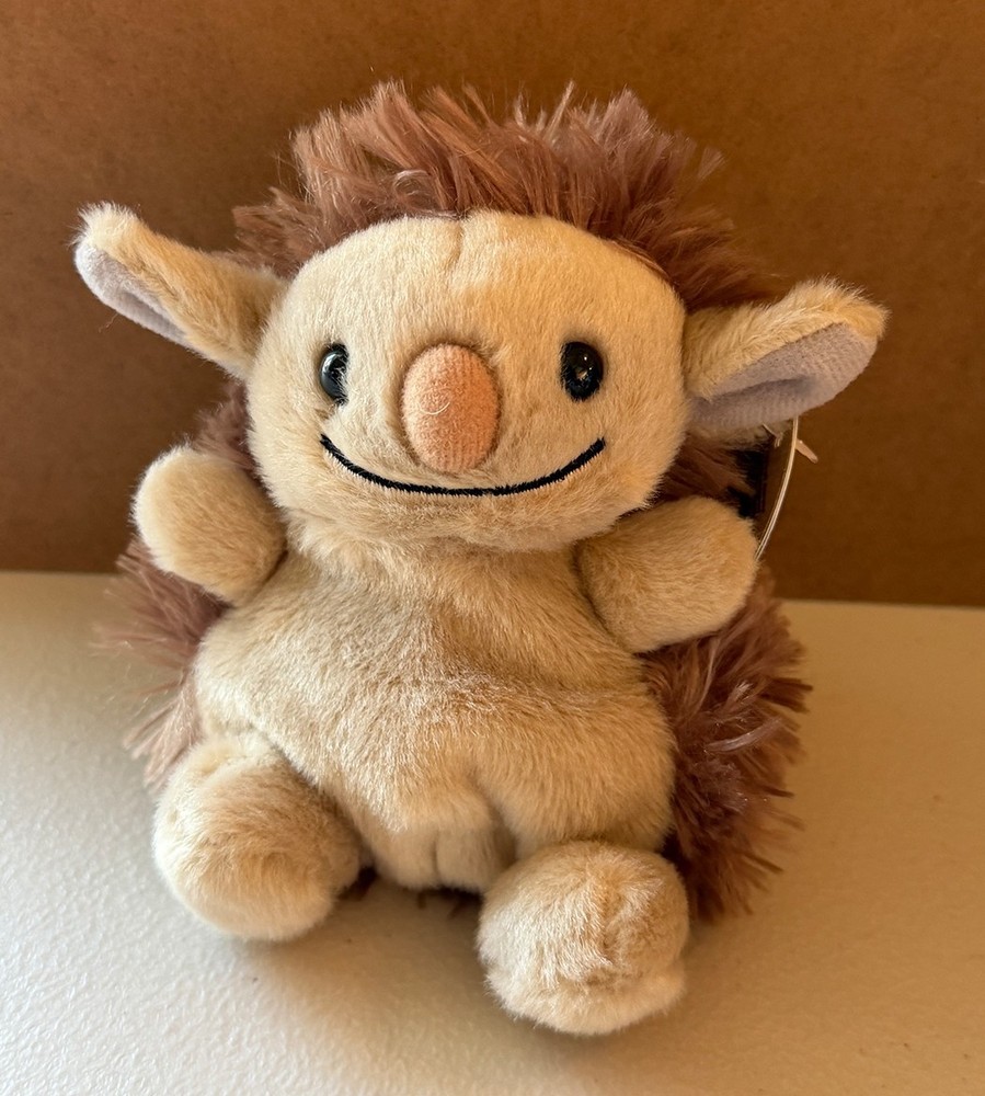 Palm Pals Flick Pukwudgie Plush Beanie Aurora World 5 inch hedgehog ogre MWTs