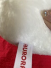 Rare Model AURORA Smiling Snowman Plush Multi Color Beaded Eyes W Tags