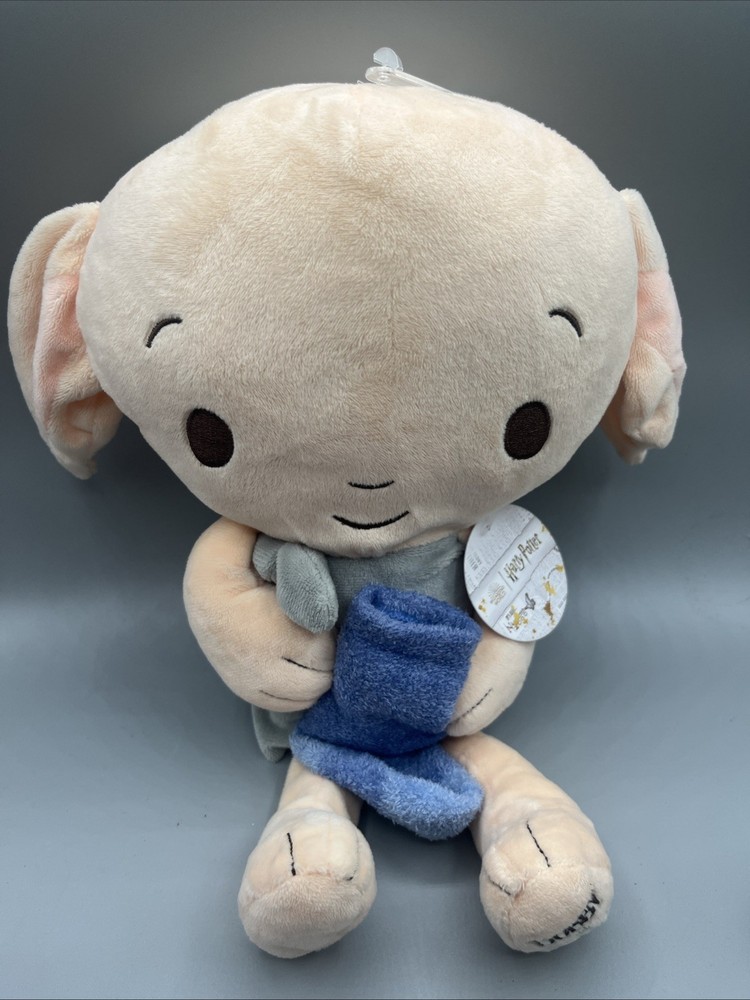 Harry Potter Kids Preferred Stuffed Dobby Plush With Sock Wizarding World 15”NWT