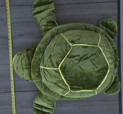 Giant Turtle Stuffed Animal 33 Inch, Green Stuffed Turtle Plush Toy for Kids Chi
