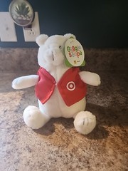 Gigglescape 7″ Polar Bear With Target Vest Soft Plush Toy