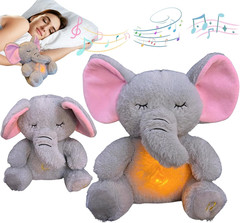 Anxiety Relief Koala Elephant, Breathing Teddy Anxiety Bear with Calming Music