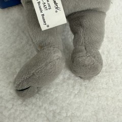 Vintage Mayor Clayton Beanie Bunny Plush Stuffed Animal GKTW 8” NWT