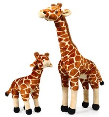 Mom and Baby Stuffed Animals Set Zoo Wild Animals (Giraffe)