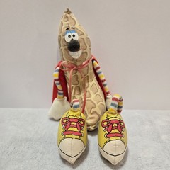 AMTOY 1983 1984 Ms. Fickle Pickle Frank E Footer Super Nut Peanut Plush Lot