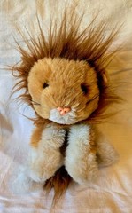 TYCO Kitty Kitty Kittens JUNGLE LION Purring Plush Stuffed Animal Toy 1994