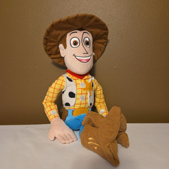 TOY STORY Disney/Pixar WOODY Large 24″ Plush Pillow Buddy Doll Toy Jay Franco