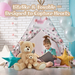 39″ Giant Teddy Bear Mommy and Baby Soft Plush Bear Stuffed Animal