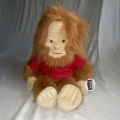 Jack Link’s Sasquatch Plush Doll new with tags 2017 Brown/Red/Beige Washable