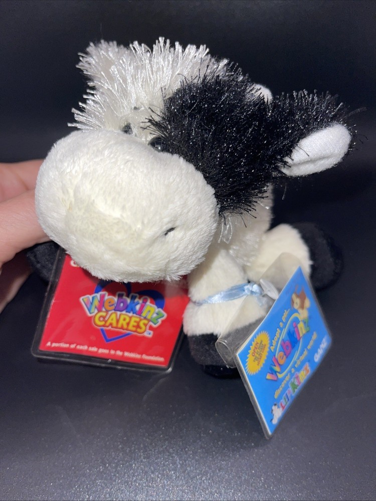Ganz Webkinz – Webkinz Cares – Cow Plush HS003 Sealed Unused Code