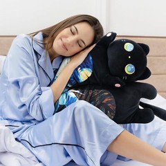 Long Cat Plush 5 Sizes 120% Extra Filling Giant Plushness Kids Body Pillow Ka…