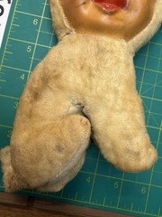 Vintage Rubber Face Tiger Plush